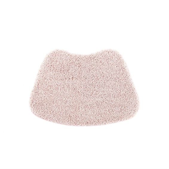 Buddy Bath Washable Curve Mat Rugs in Soft Pink