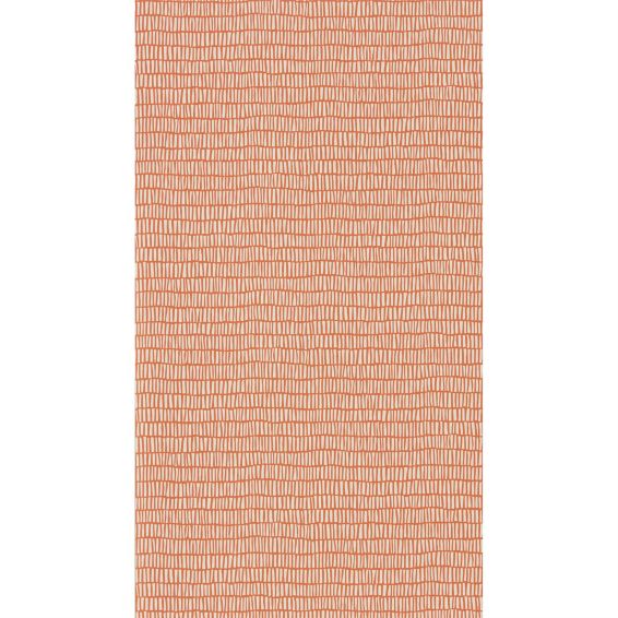 Tocca Geometric Wallpaper 111314 by Scion in Paprika Orange