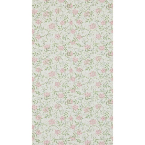 Jasmine Wallpaper 214725 by Morris & Co in Blossom Pink Sage