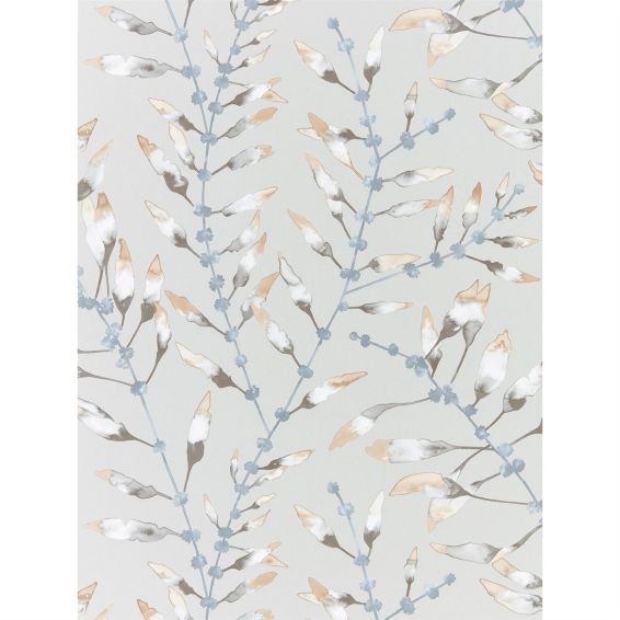Chaconia Wallpaper 111633 by Harlequin in Amber Slate Grey