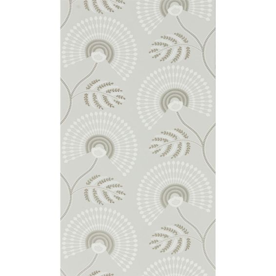 Louella Wallpaper 111912 by Harlequin in Linen Silver