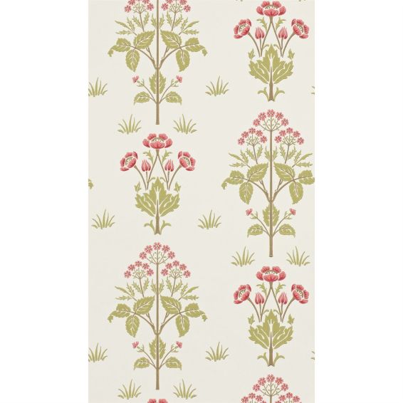 Meadow Sweet Wallpaper 210347 by Morris & Co in Rose Olive