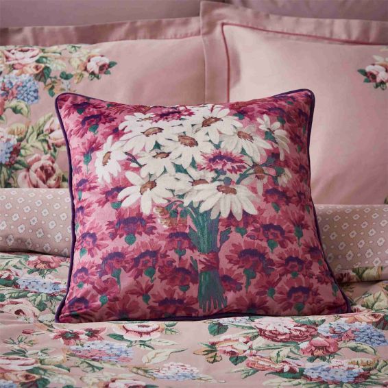 Mirfield Cushion by Laura Ashley in Mulberry Purple