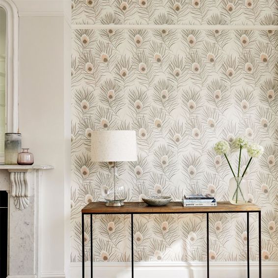Orlena Wallpaper 111880 by Harlequin in Putty Silver