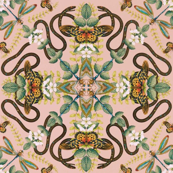 Emerald Forest Wallpaper W0129 01 by Wedgwood in Blush