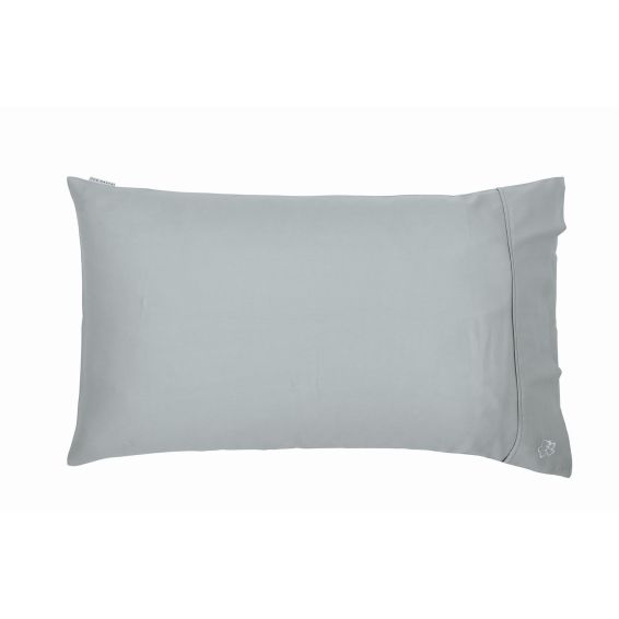 Plain Dye Pillowcase by Ted Baker in Silver Grey