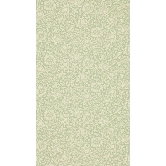 Mallow Wallpaper 216678 by Morris & Co in Apple Green
