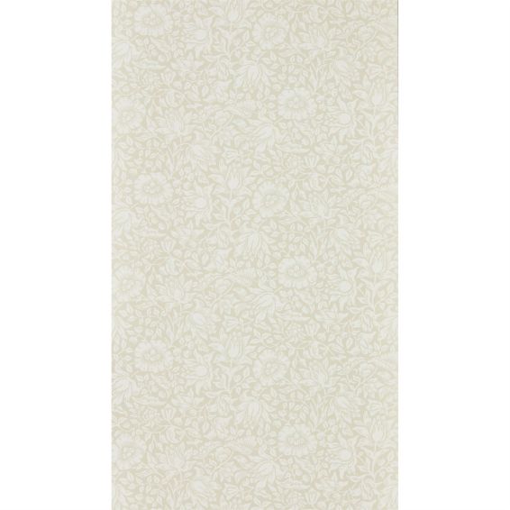 Mallow Wallpaper 216676 by Morris & Co in Cream Ivory White