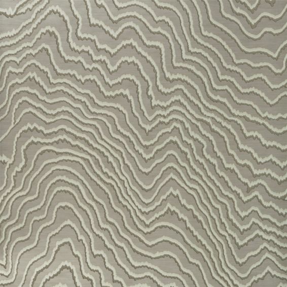 Fiji Wallpaper W0082 08 by Clarke and Clarke in Taupe Grey