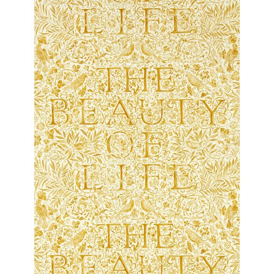 The Beauty Of Life Wallpaper 217191 by Morris & Co in Sunflower Yellow