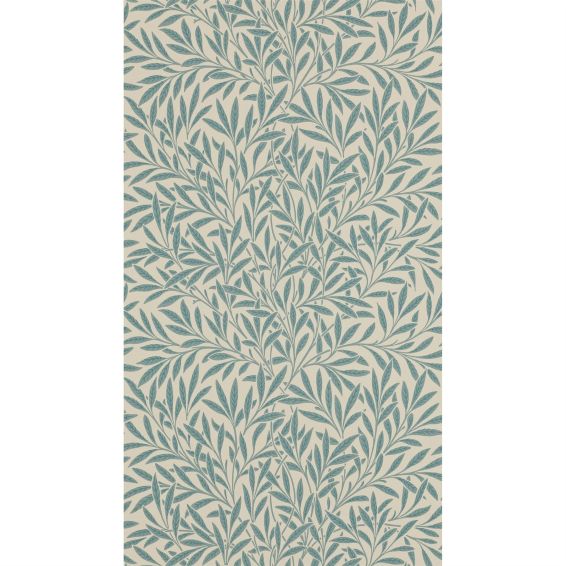 Willow Leaf Wallpaper 210382 by Morris & Co in Slate Grey