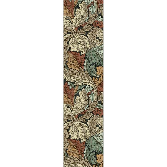 Acanthus Wool Runner Rugs 126900 in Forest By William Morris