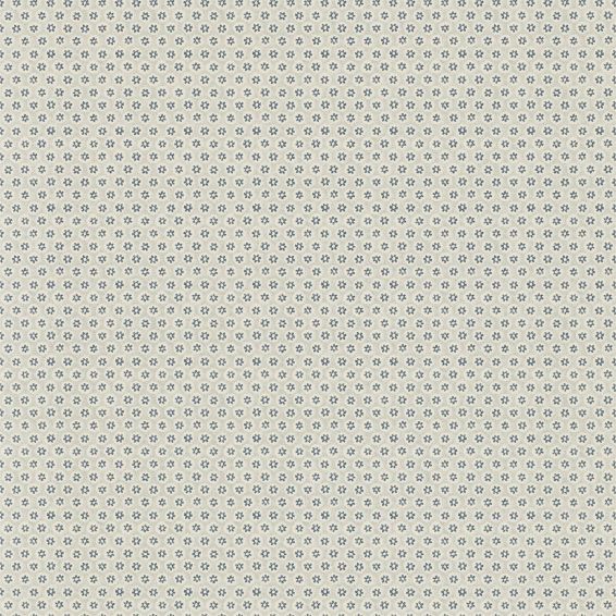 Honeycombe Wallpaper 106 by Morris & Co in Cream Woad Blue