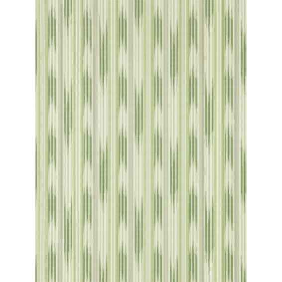 Ishi Ikat Striped Wallpaper 216779 by Sanderson in Emerald Green