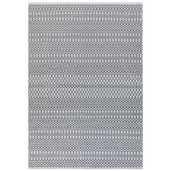 Halsey Geometric Outdoor Rugs in Grey