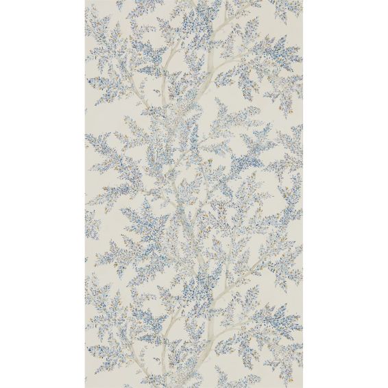 Farthing Wood Wallpaper 216613 by Sanderson in Cobalt Blue
