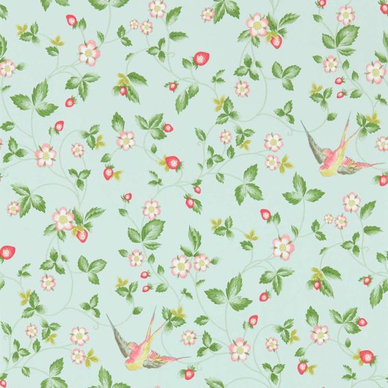 Wild Strawberry Wallpaper W0135 02 by Wedgwood in Dove