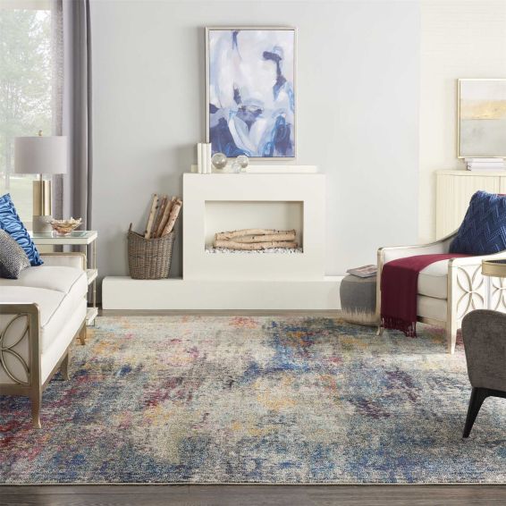 Celestial Abstract Rugs CES16 in Multicolour by Nourison