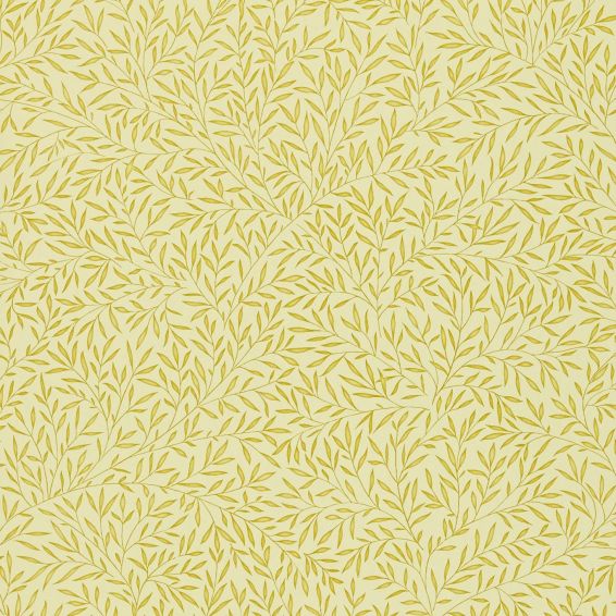 Lily Leaf Wallpaper 102 by Morris & Co in Gold