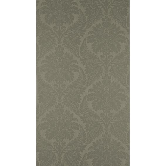 Malmaison Damask Wallpaper 311997 by Zoffany in Taupe Brown