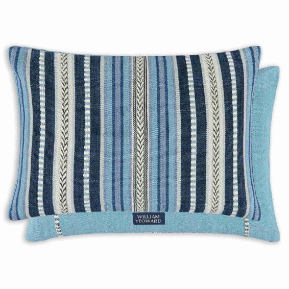Indus Cushion by William Yeoward in Indigo Blue