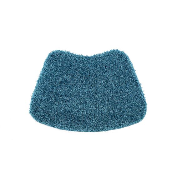 Buddy Bath Washable Curve Mat Rugs in Teal Blue