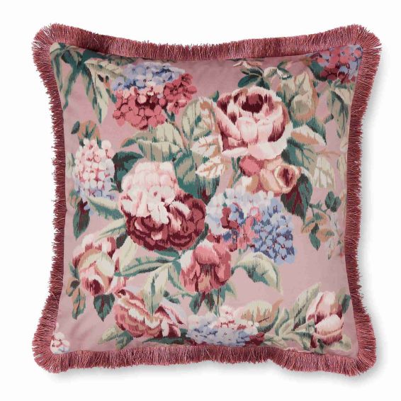 Pembrey Cushion by Laura Ashley in Mulberry Purple