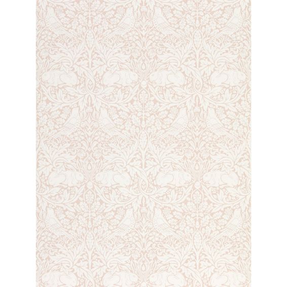 Pure Brer Rabbit Wallpaper 216533 by Morris & Co in Faded Sea Pink