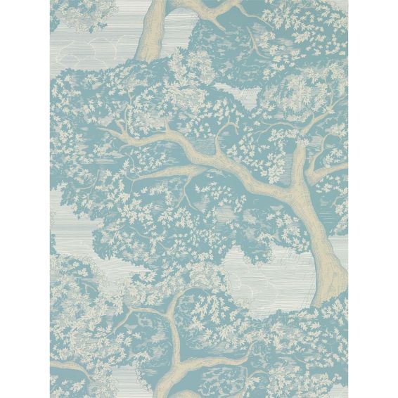 Eternal Oak Wallpaper 113023 by Harlequin in Sky Blue First Light