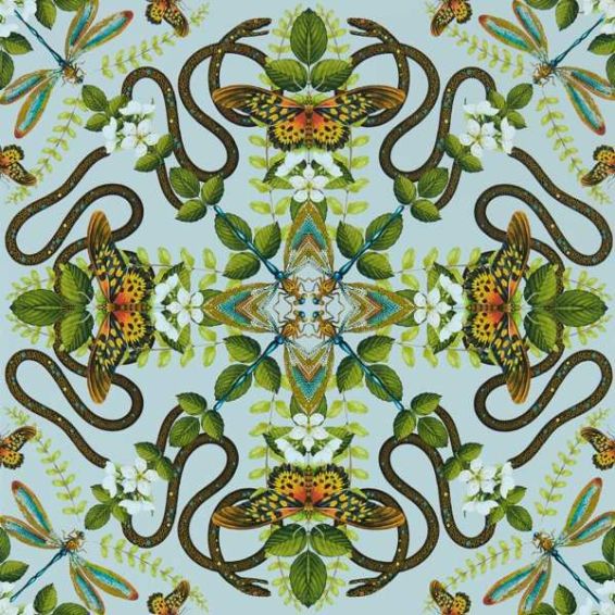 Emerald Forest Wallpaper W0129 04 by Wedgwood in Smoke