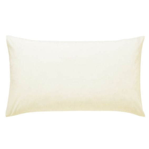 Plain Dye Housewife Pillowcase by Helena Springfield in Ivory