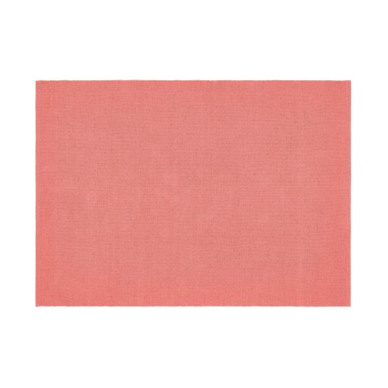 Hug Rug Woven Washable Rugs in Coral Pink