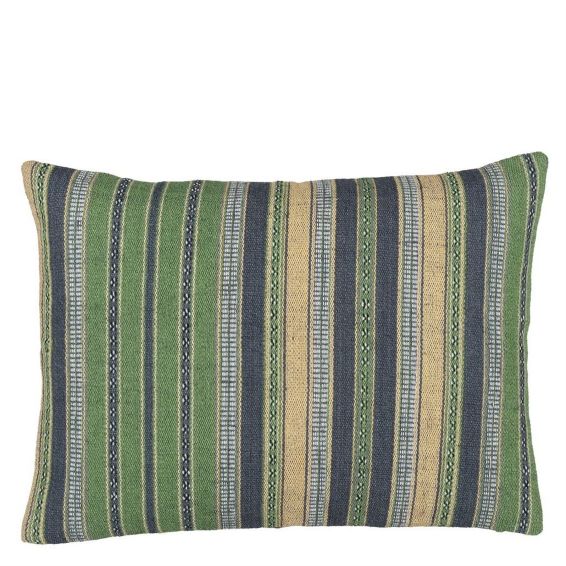 Almacan Cushion by William Yeoward in Grass Green