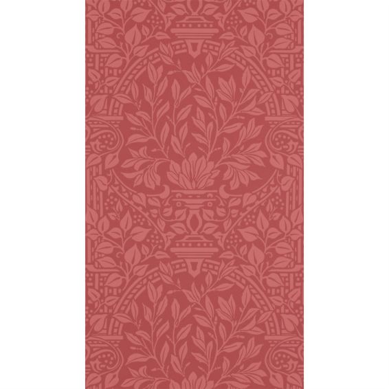 Garden Craft Wallpaper 210356 by Morris & Co in Brick Red