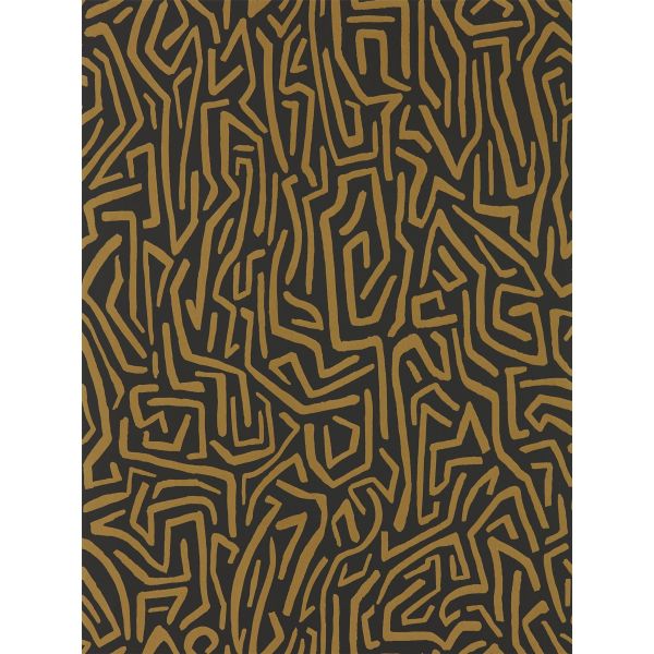 Melodic Wallpaper 2112829 by Harlequin in Gold Black Earth