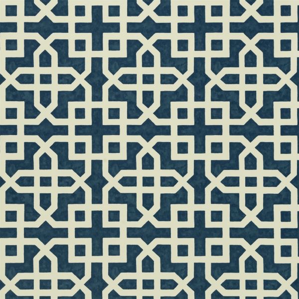 Monserrat Wallpaper W0084 03 by Clarke and Clarke in Indigo
