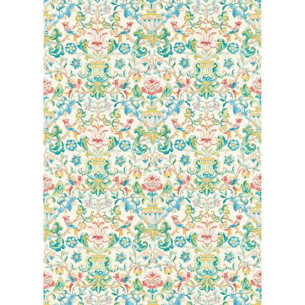 Pompadour Print Wallpaper 313017 by Zoffany in Multi