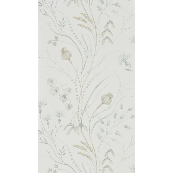 Summer Harvest Wallpaper 216498 by Sanderson in Silver Chalk
