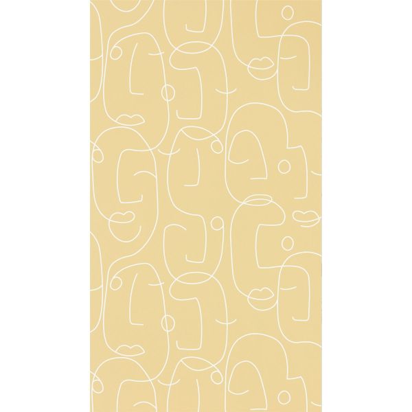 Epsilon Face Wallpaper 112007 by Scion in Honey Yellow