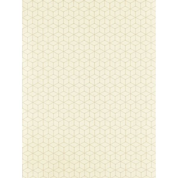 Vault Geometric Wallpaper 112084 by Harlequin in Maize Yellow