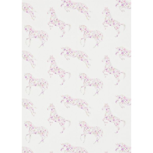 Pretty Ponies Wallpaper 214034 by Sanderson in Lavendar Purple