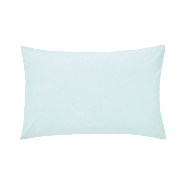 Plain Dye Housewife Pillowcase by Helena Springfield in Duck Egg