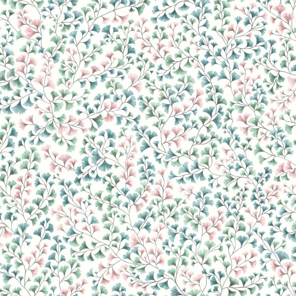 Maidenhair Wallpaper 6017 by Cole & Son in Petrol Multi