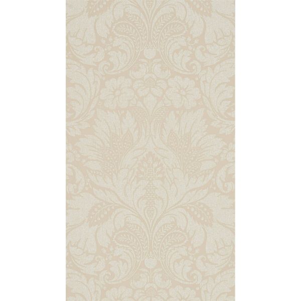 Kent Wallpaper 216392 by Sanderson in Parchment Yellow