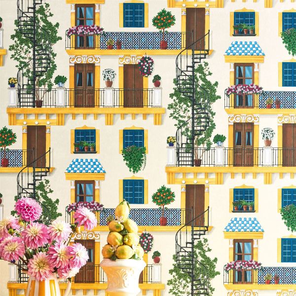Alfaro Wallpaper 117 4010 by Cole & Son in White Multi