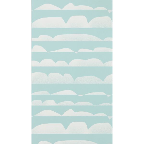 Haiku Clouds Wallpaper 112010 by Scion in Marine Blue