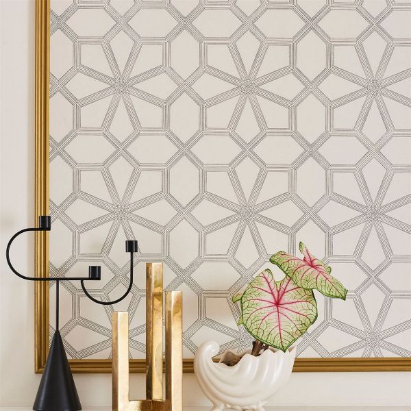 Wolsey Stars Wallpaper 16036 by Cole & Son in Cream White