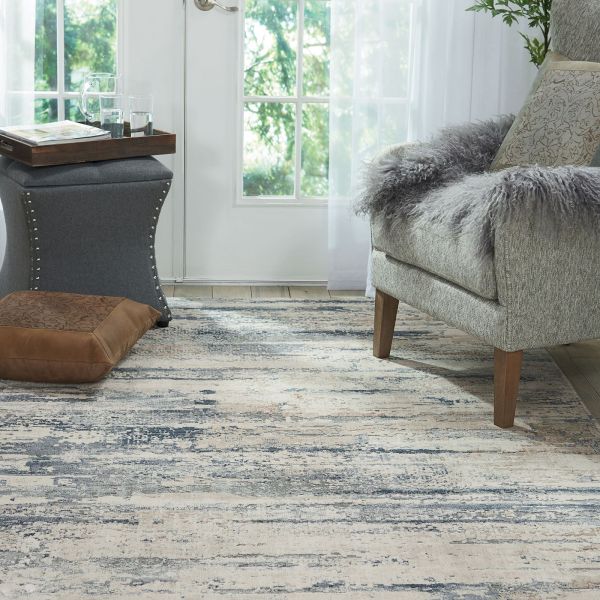 Rustic Textures Rugs RUS04 in BGEGY