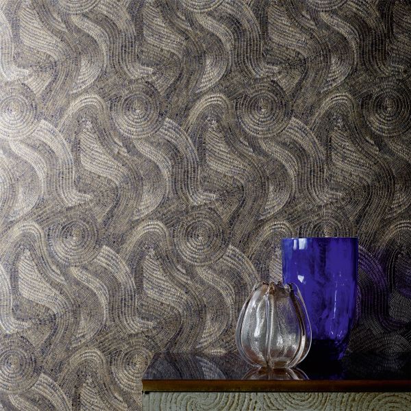 Hawksmoor Wallpaper 312599 by Zoffany in Prussian Copper