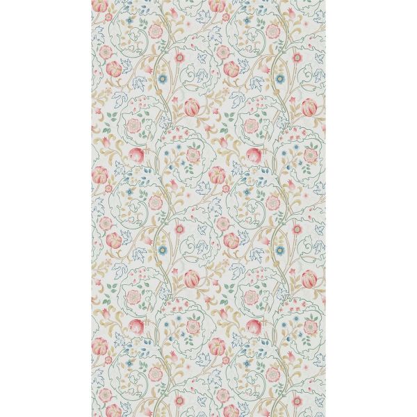 Mary Isobel Wallpaper 214728 by Morris & Co in Pink Ivory